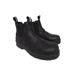 Muck Boots Men's 6" Pull On Safety Toe Work Boot Black Size 9M